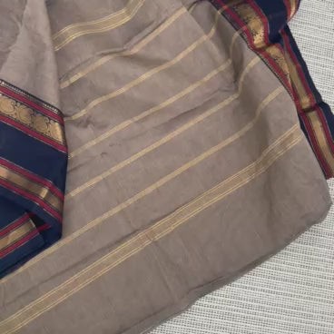 Pure Kanchipuram Cotton Saree with unstitched blouse | Kanchi Cotton