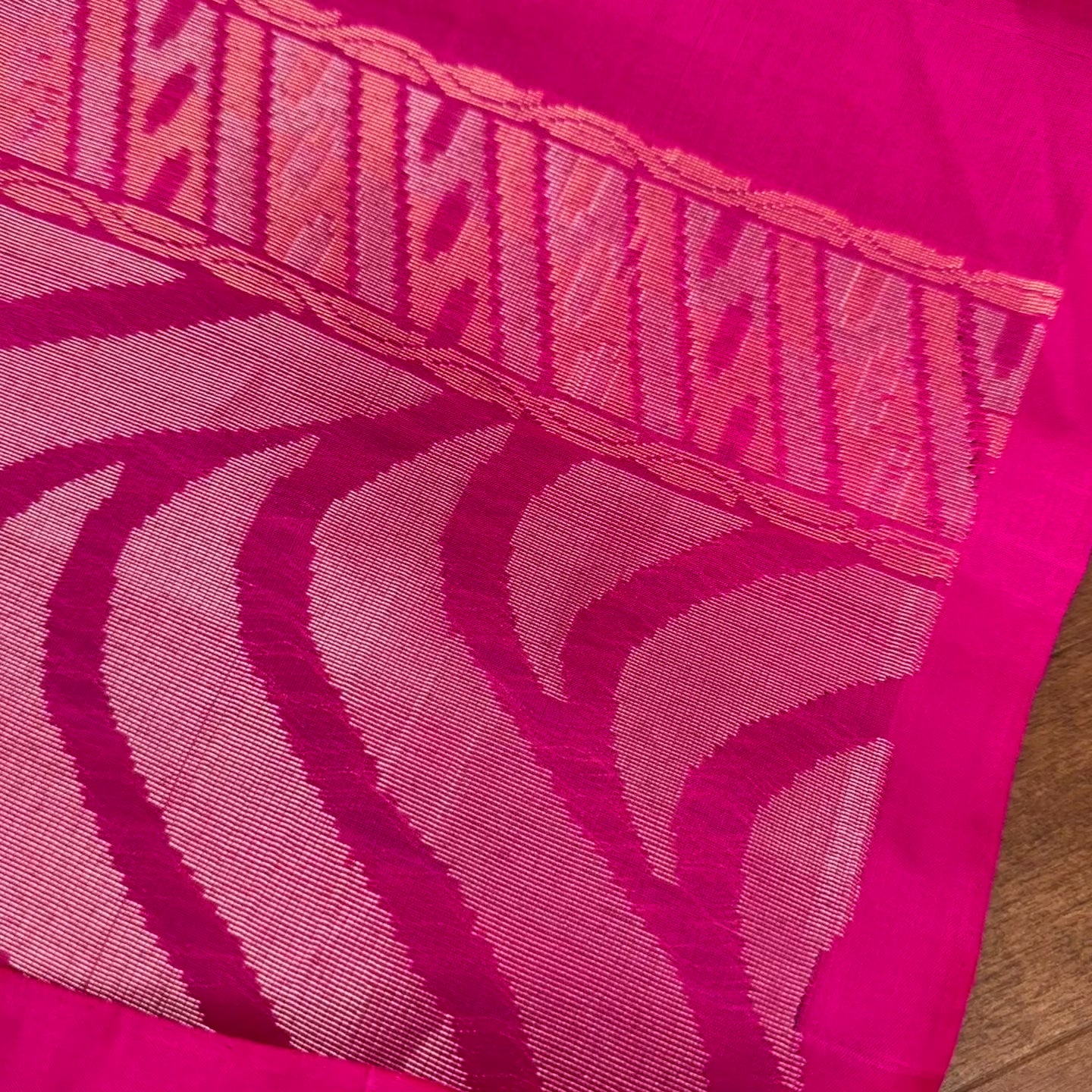 Borderless | Silk Thread Work | Handwoven Pure Silk Kanjivaram Saree | –  Panjavarnam