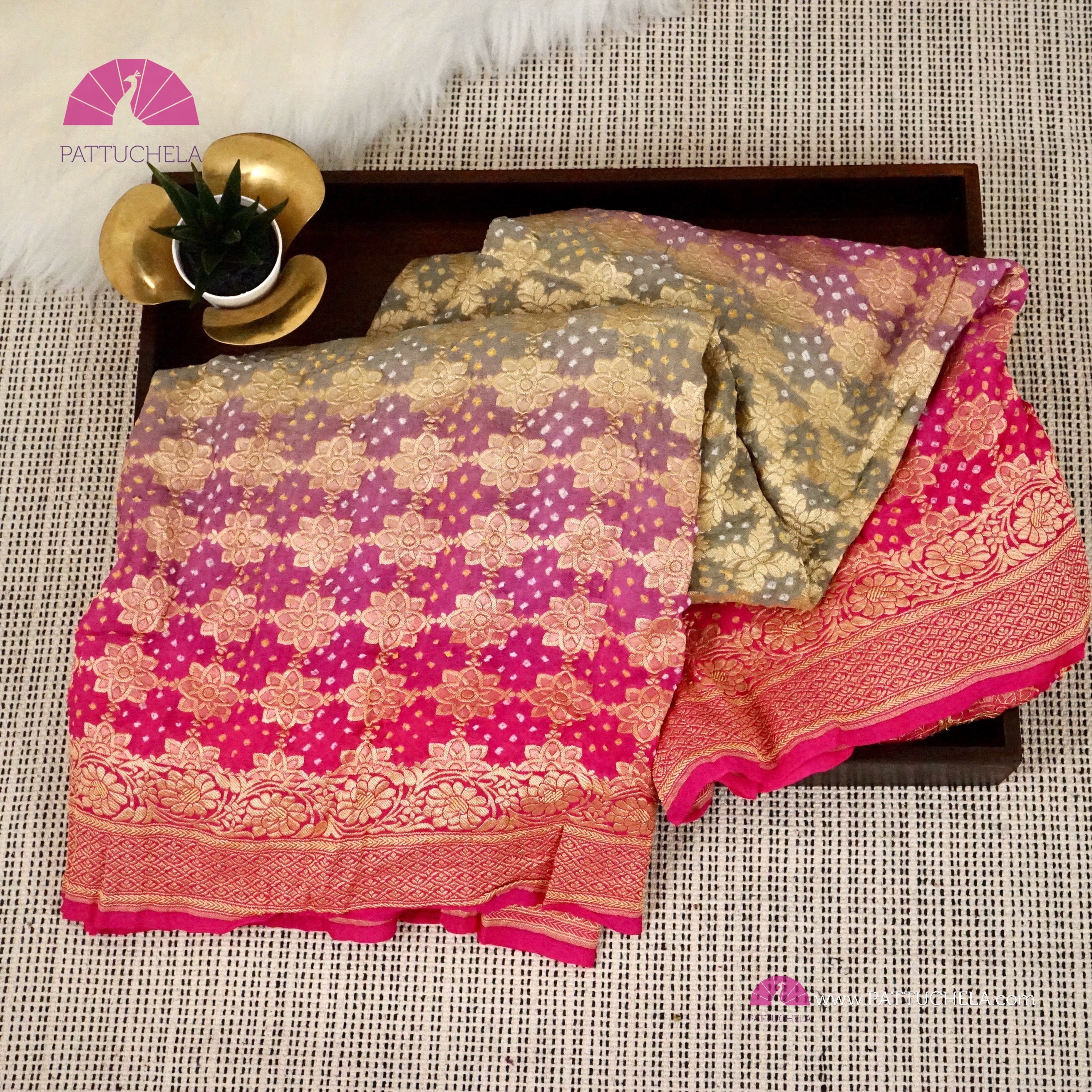 Banarasi Georgette Silk Saree, Pattern : Printed, Occasion : Festival Wear,  Party Wear at Rs 2,300 / Piece in Varanasi