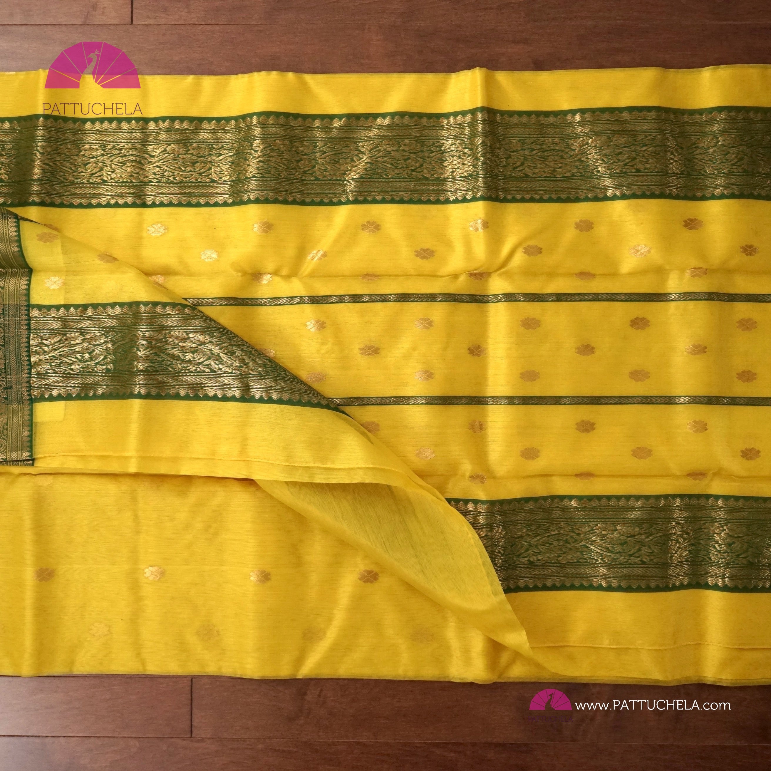 Buy Chanderi Katan Silk Saree - Shot Purple Gold – My Clothing Treasure