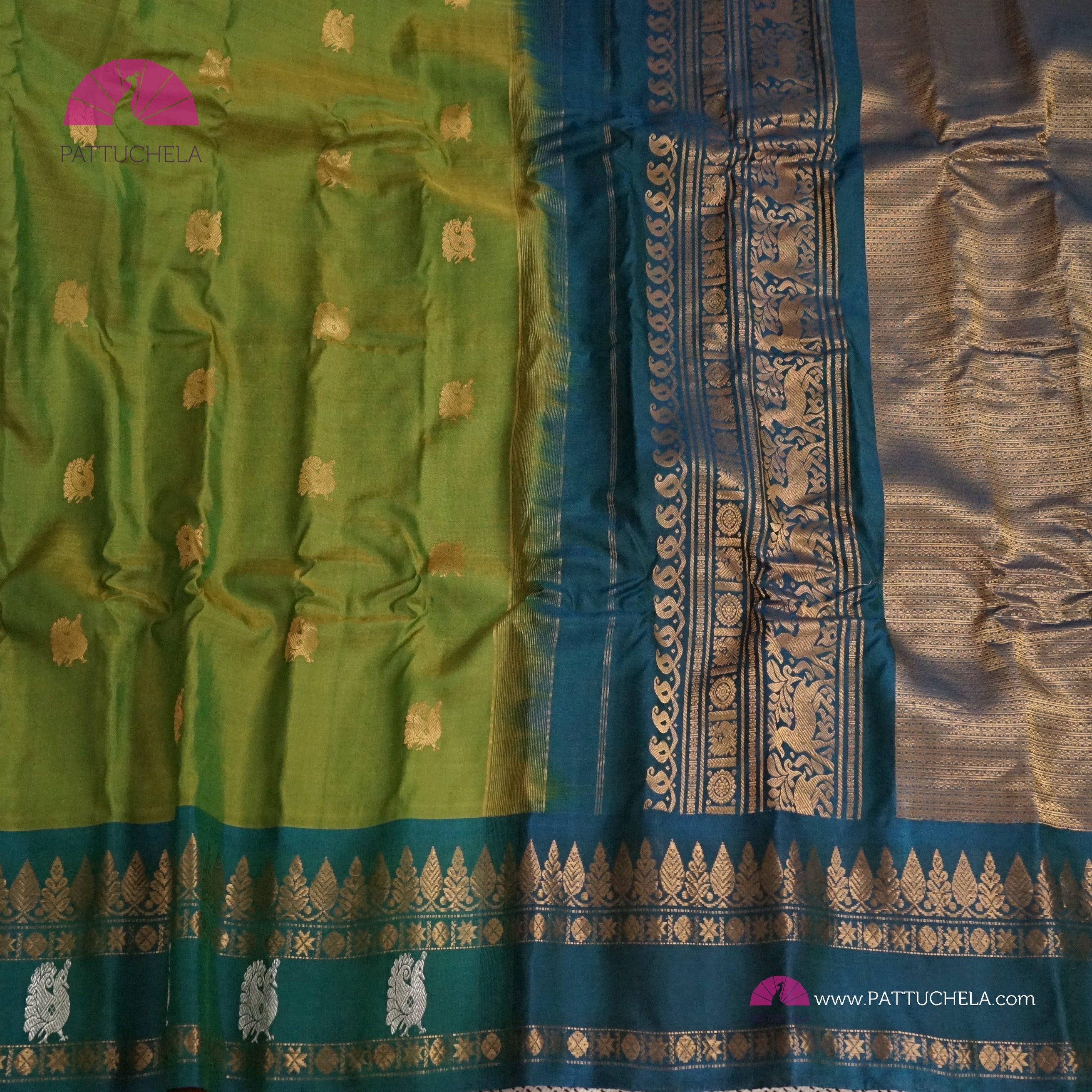 Buy Online Gadwal Sarees| Gadwal Silk Saree | Gadwal Pattu Sarees with  Price | Samyakk | Samyakk