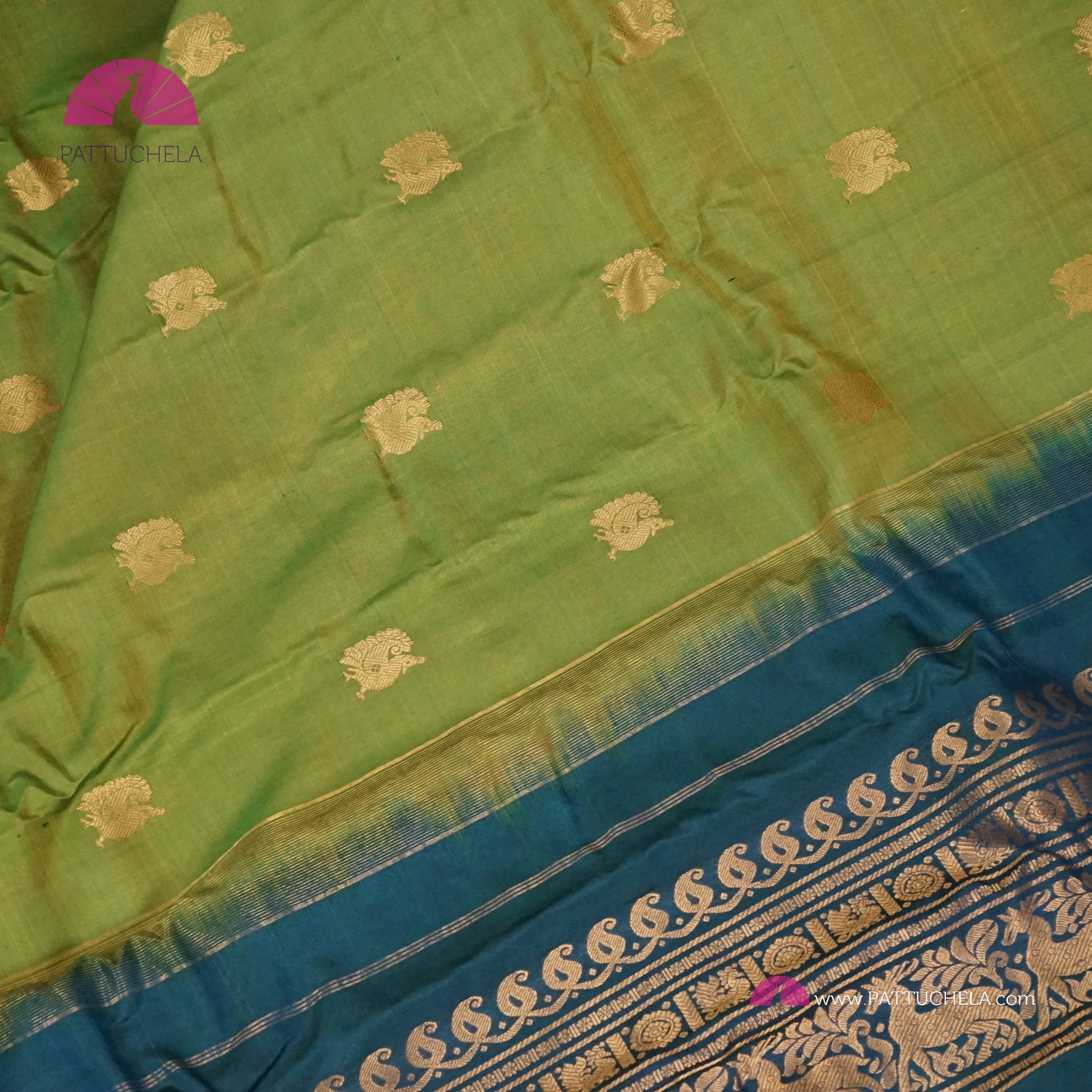 Party wear Sico Gadwal Silk saree at Rs.1400/Piece in hyderabad offer by  Vimal gadwal Handloom Saree center