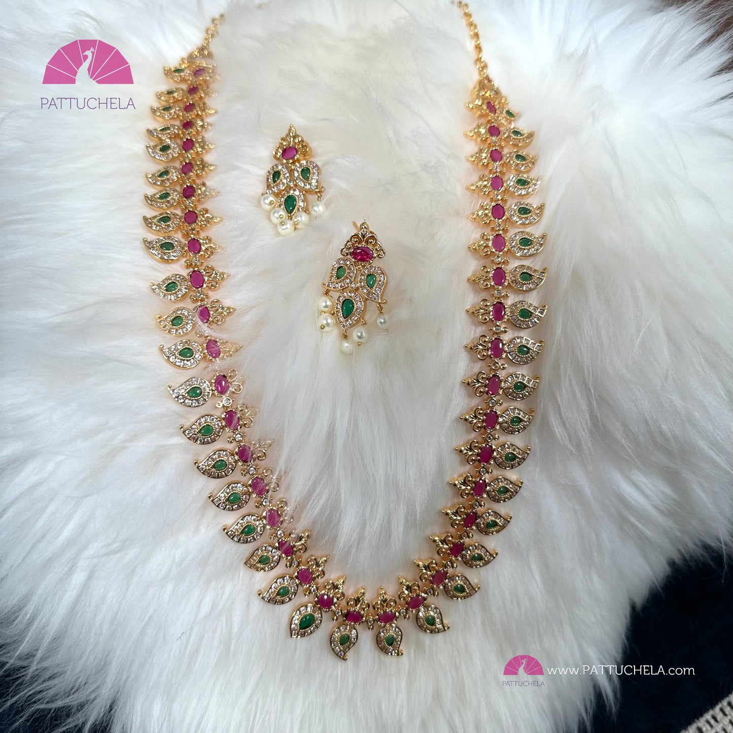 Manga Mala | Mango Haar | Traditional Kerala Ornaments | Temple Jewelry | Kemp Jewelry | Indian Jewelry