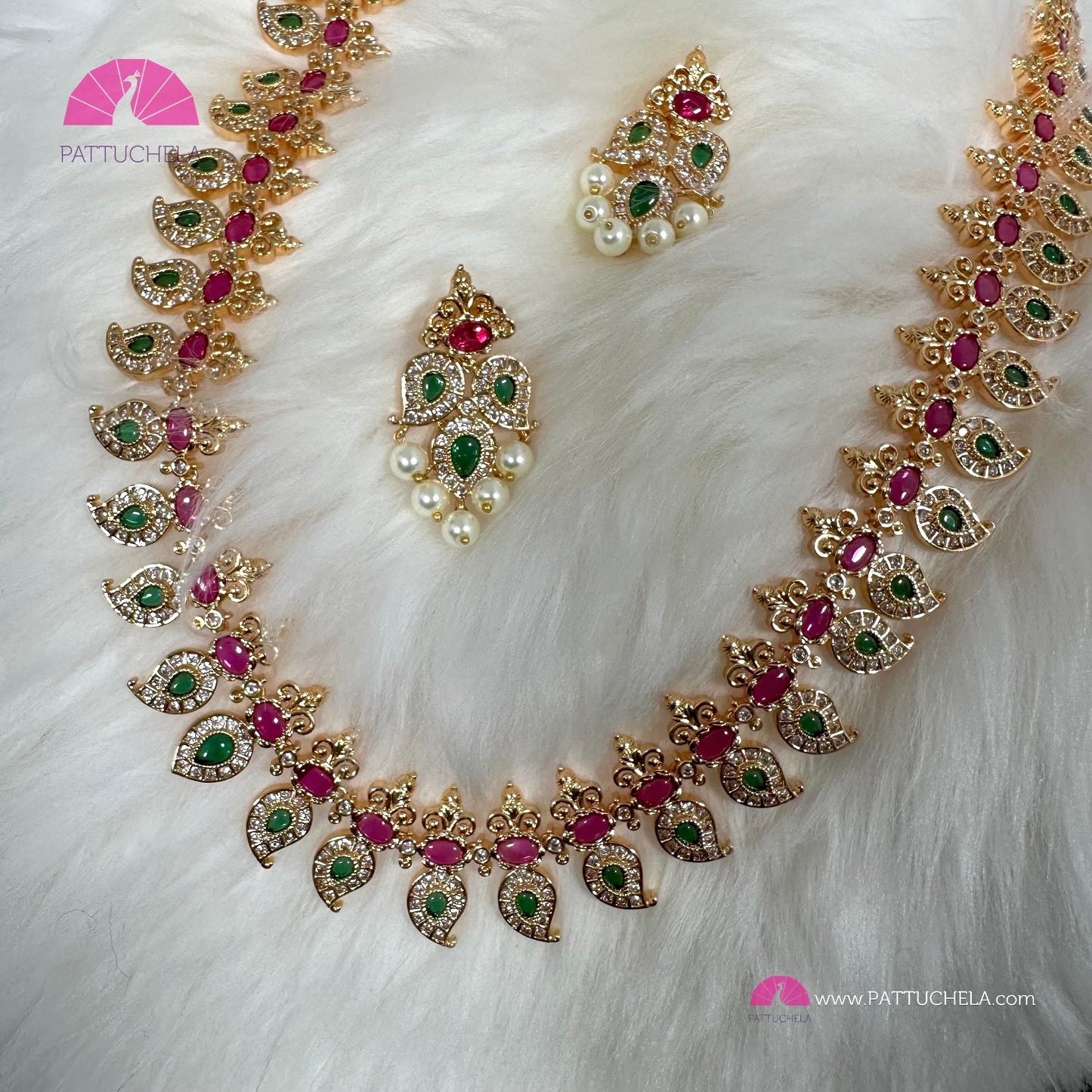 Manga Mala | Mango Haar | Traditional Kerala Ornaments | Temple Jewelry | Kemp Jewelry | Indian Jewelry