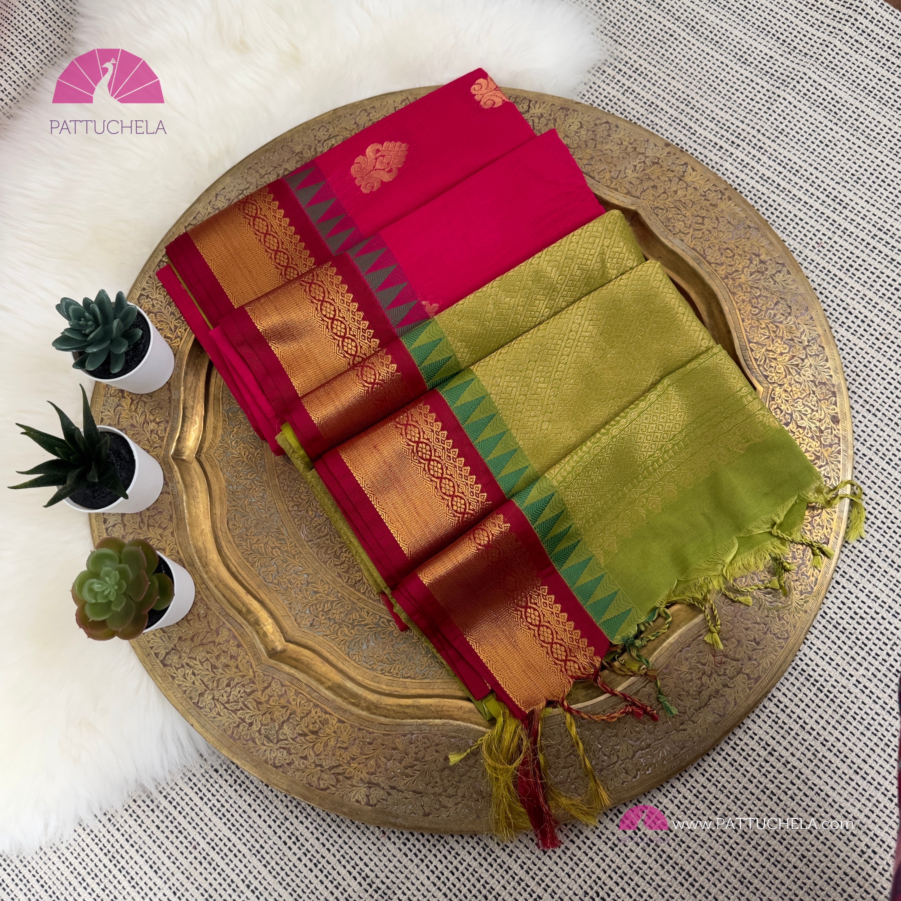 Dark Pink Festive Wear Woven Banarasi Silk Saree - Clothsvil